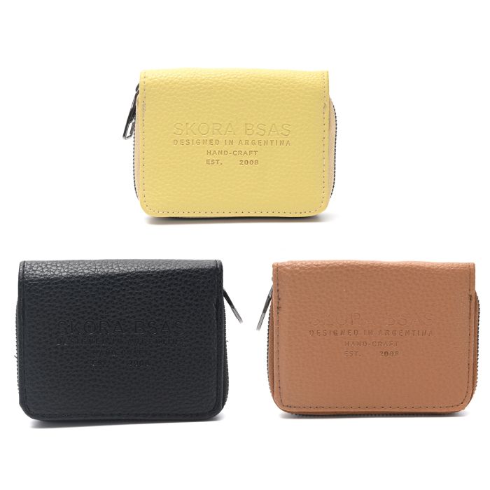 Tarjetero Nador 12x8.5cm con bolsa de tela; x1u