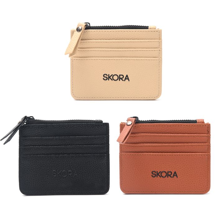 Tarjetero Rif 13x10cm con bolsa de tela; x1u