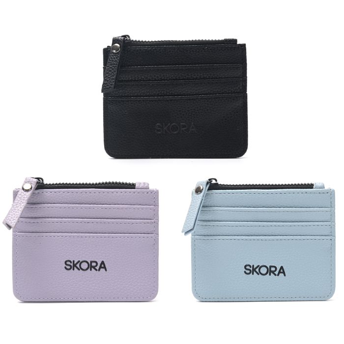 Tarjetero Rif 13x10cm con bolsa de tela; x1u