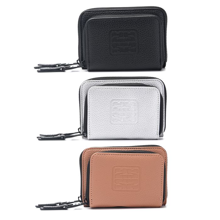 Billetera Fadiy con bolsillo frontal 12.5x9cm en caja - x1u