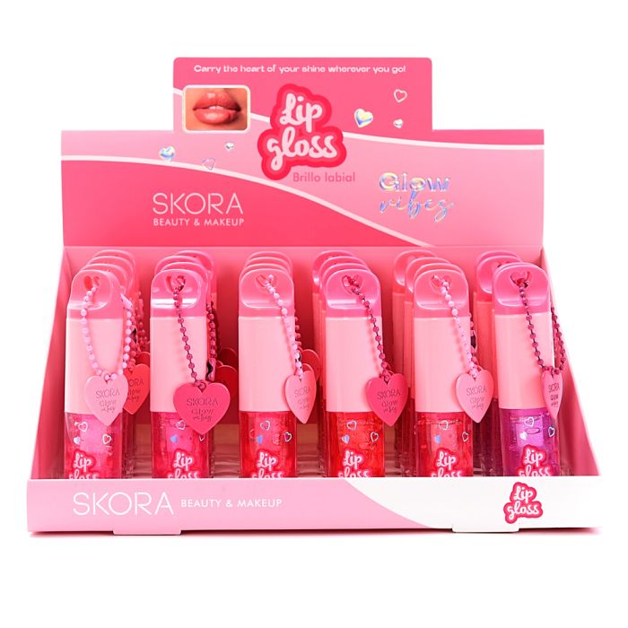 Brillo labial con llavero x24u
