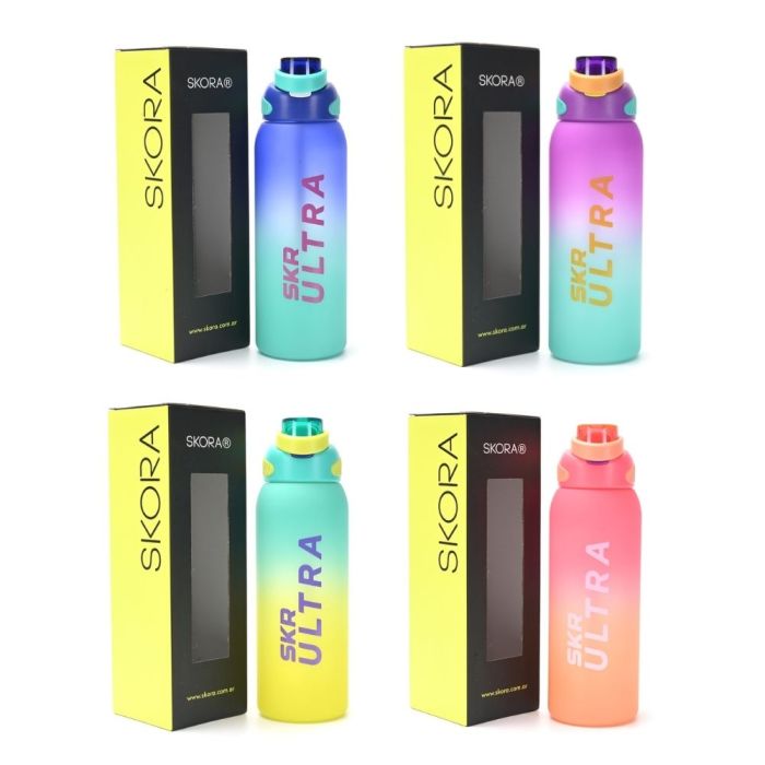 Botella deportiva con pico y agarre 1500ml; x1u