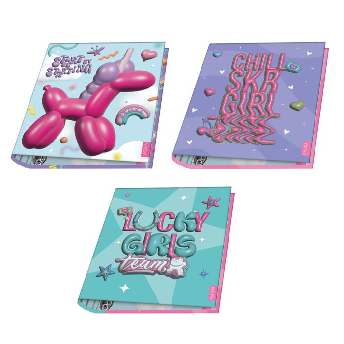 Carpeta escolar 3x40 Lettering x1u.