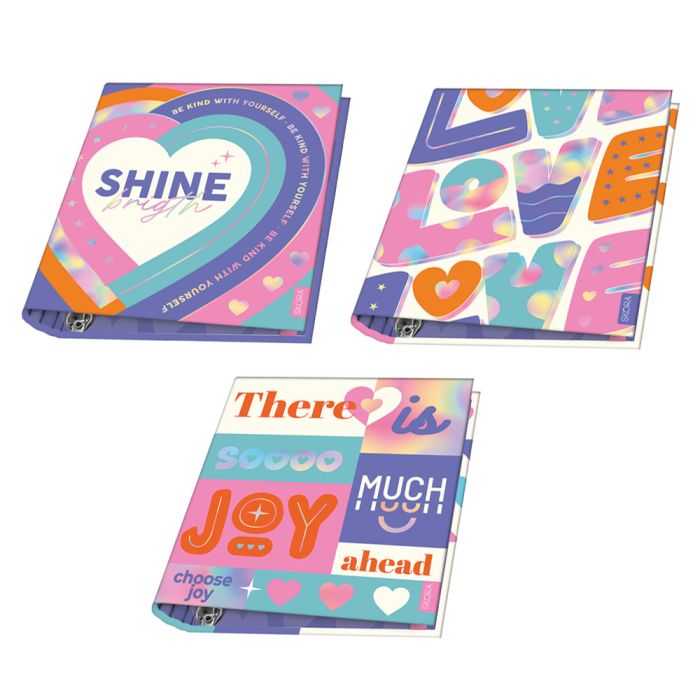 Carpeta escolar 3x40 Love x1u.
