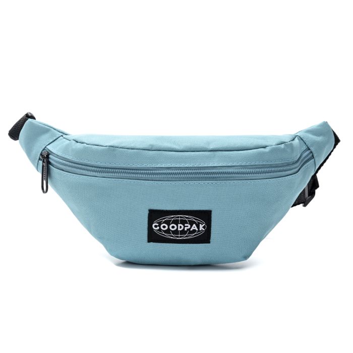 Riñonera Goodpak mujer celeste Pastel 16.5x23x8.5 cm x1u.