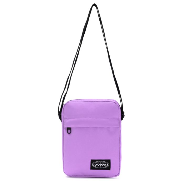 Morral Goodpak bolsillo delantero lila 21x16x5.5cm x1u.