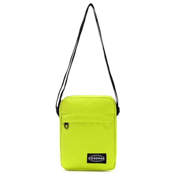 Morral Goodpak bolsillo delantero lima 21x16x5.5cm x1u.