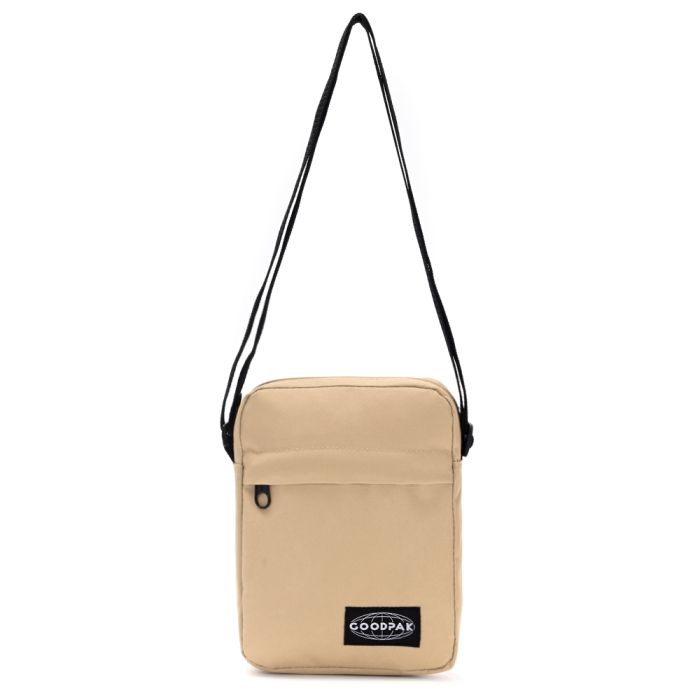 Morral Goodpak bolsillo delantero kaki 21x16x5.5cm; x1u
