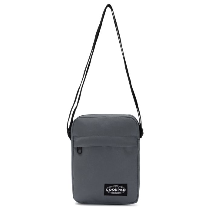Morral Goodpak bolsillo delantero cemento 21x16x5.5cm; x1u