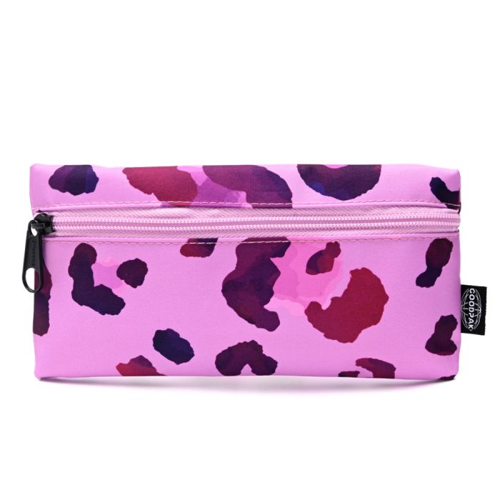 Cartuchera Goodpak Animal print violeta 22x11.5 cm x1u.