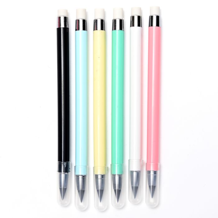 Lapiz infinito liso con goma x48u.