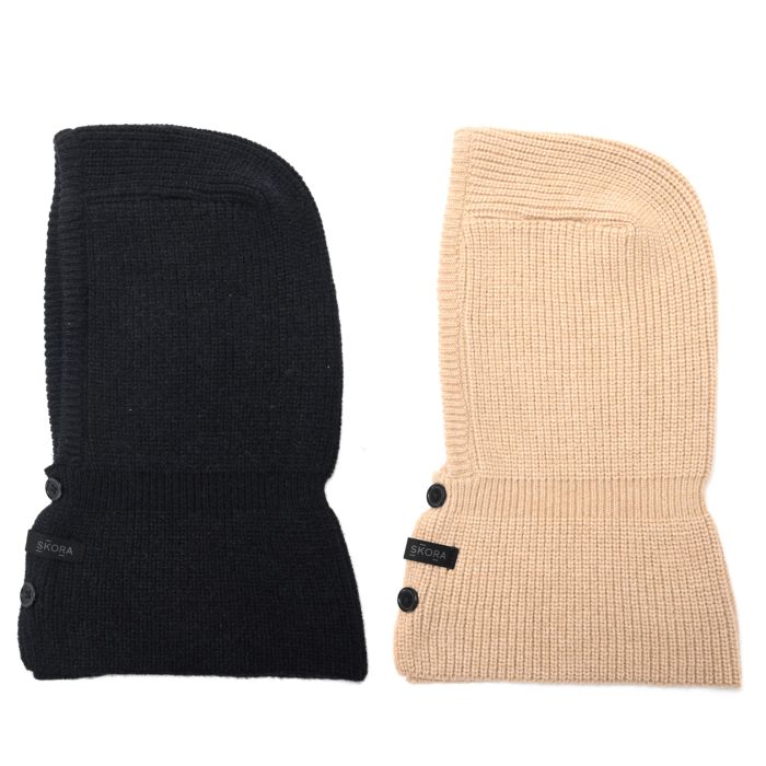 Gorro balaclava tejido con botones x1u