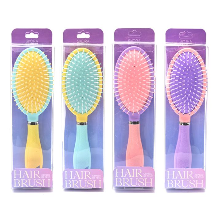 Cepillo de pelo neumatico colores ovalado x1u