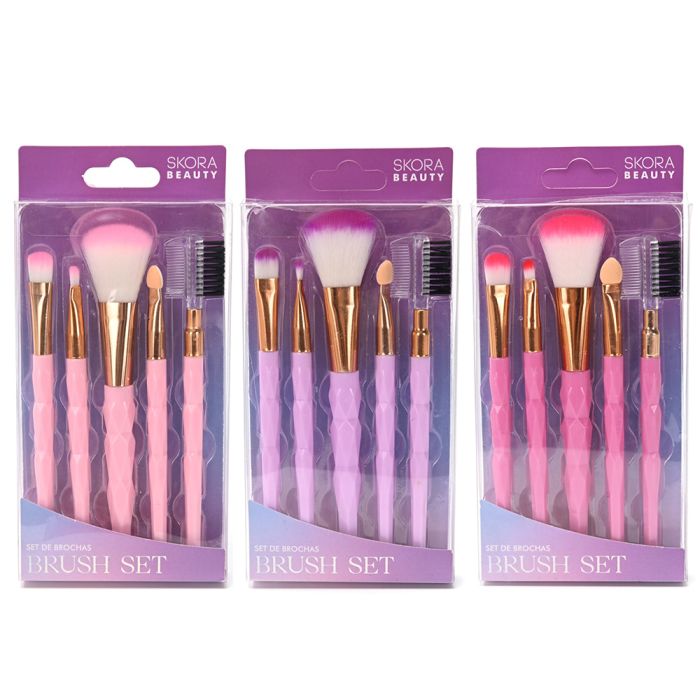 Set brochas de maquillaje x5u