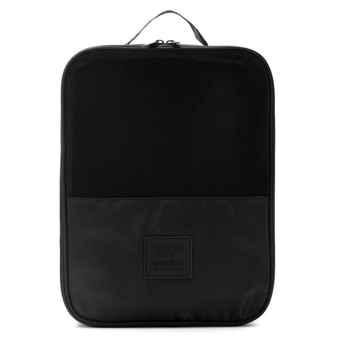 Organizador Wanderlust Negro con varios compartimentos con cierre 28.4x21x13.5cm - x1u