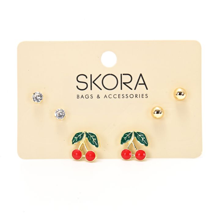 Set de aros pasantes x3u