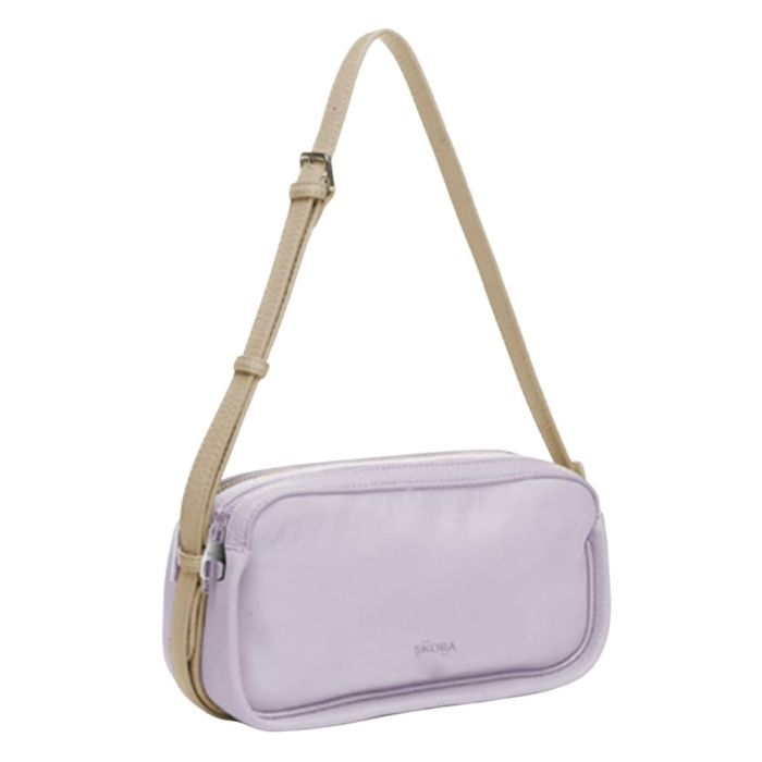 Bandolera Palermo SKR doble cierre 27x15x11cm x1u