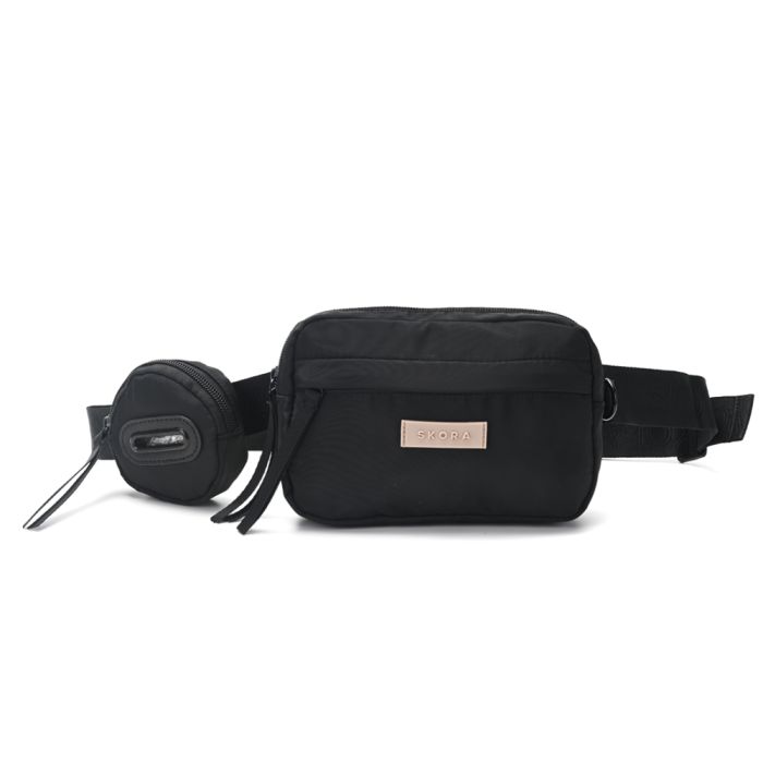Riñonera mascotas Dogo SKR con porta botella y pocuh para bolsas sanitarias 19x13x4.5cmx1u