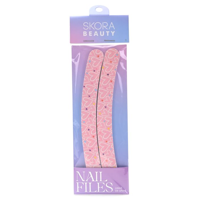 Set lima para uñas banana estampada x2u