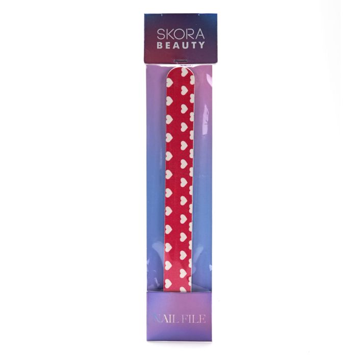 Lima para uñas forma recta estampada x1u