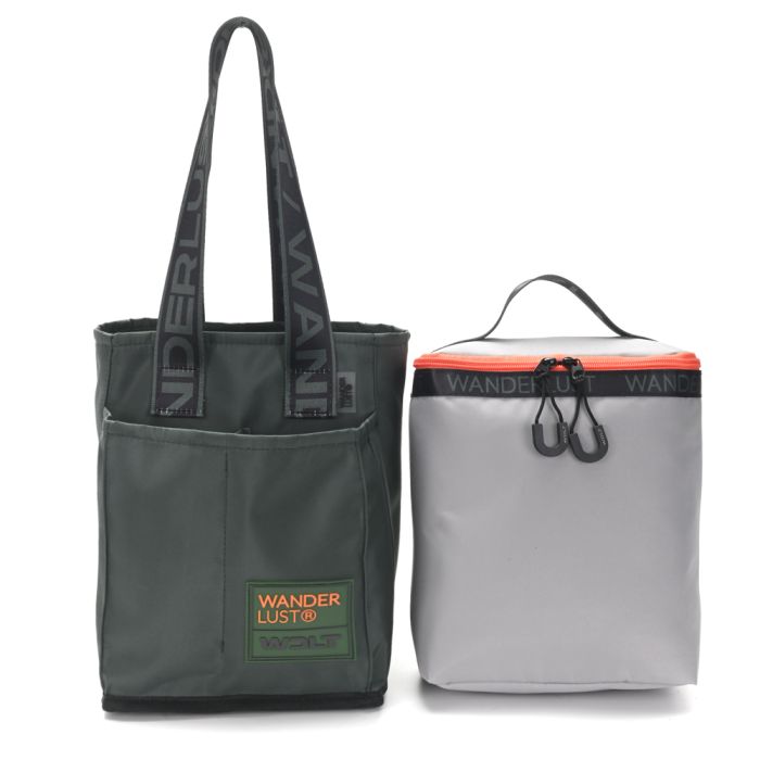 Bolso Matero con Cooler Bag desmontable CONSERVADORA: 26cm x 21cm x 9cm BOLSO: 26c x 20cm x 28cm x1
