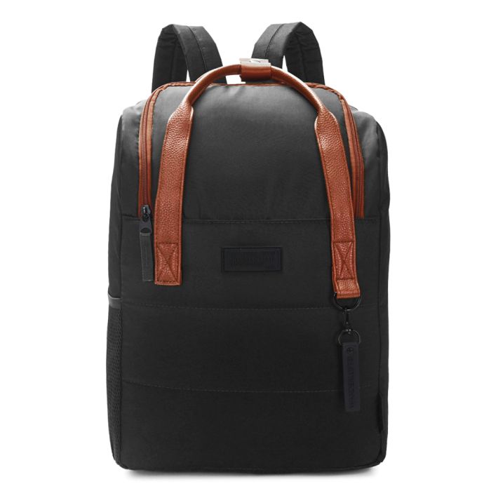 Mochila matero con portanotebook WDLT Urban Nobuk 40x31x18cm x1u