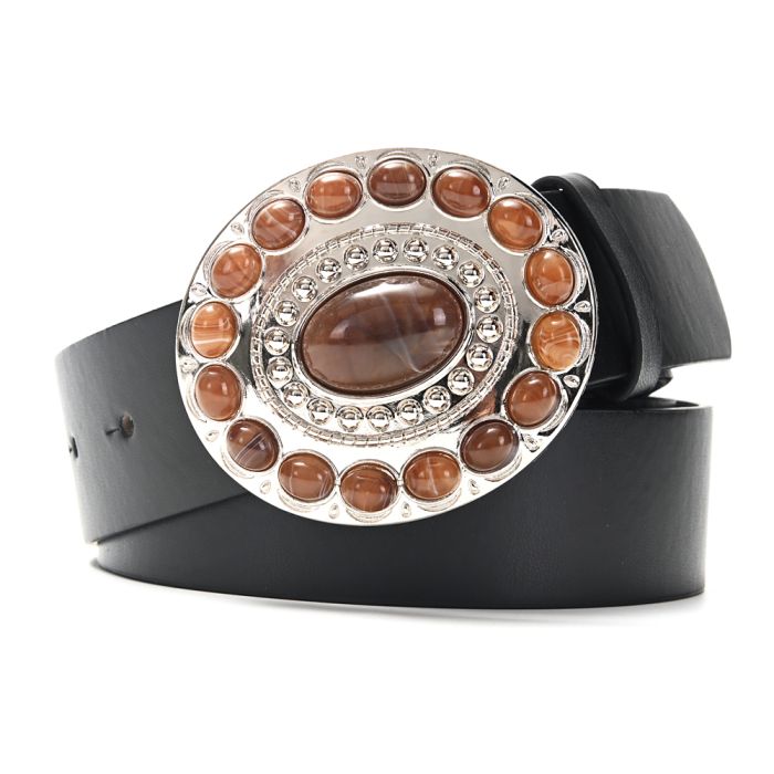Cinto boho hebilla con piedras SKR 3.8cm x1u