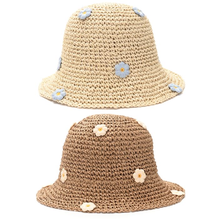 Sombrero mujer bombin margaritas SKR x1u