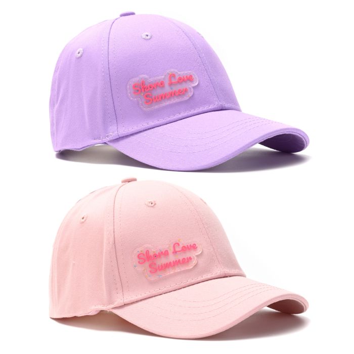 Gorro cap infantil lisa con ojal 52 cm x1u