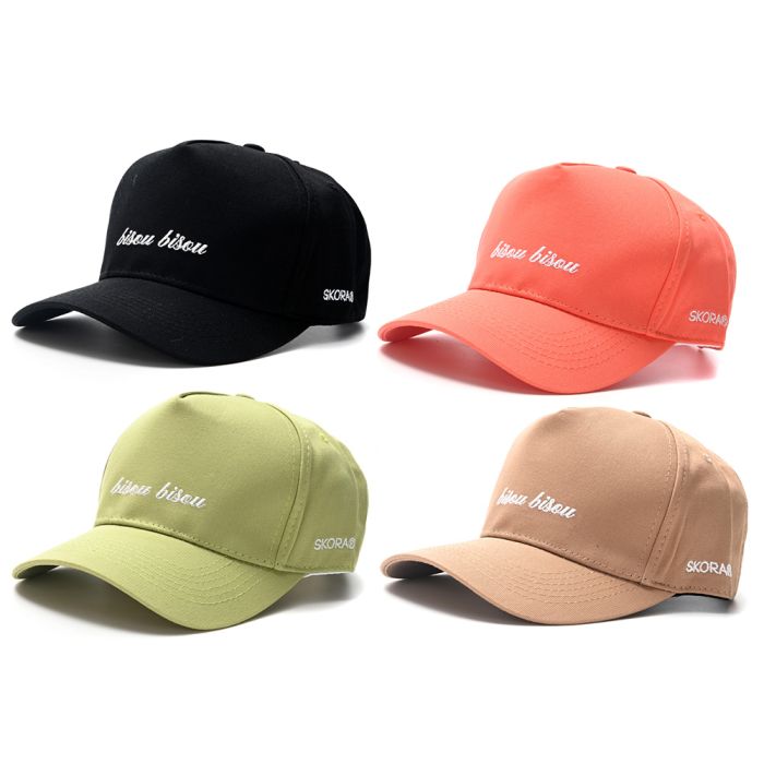 Gorro cap mujer bordada bisou bisou SKR x1u