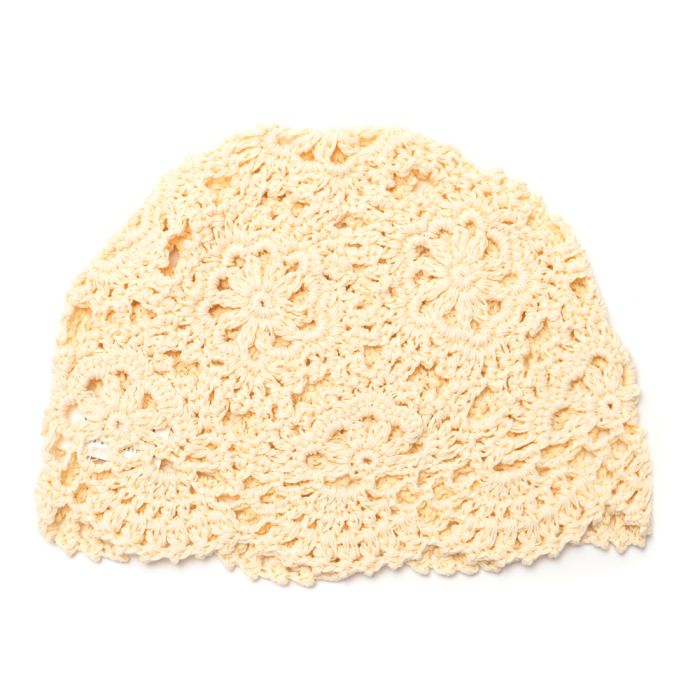 Gorro calado crochet x1u
