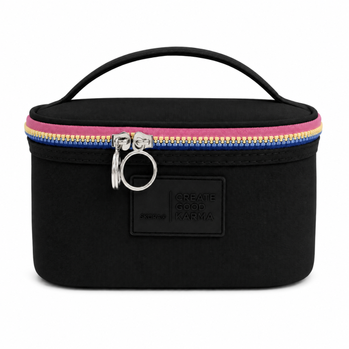 Portacosmetico SKR cierre multicolor 20x11cm x1u