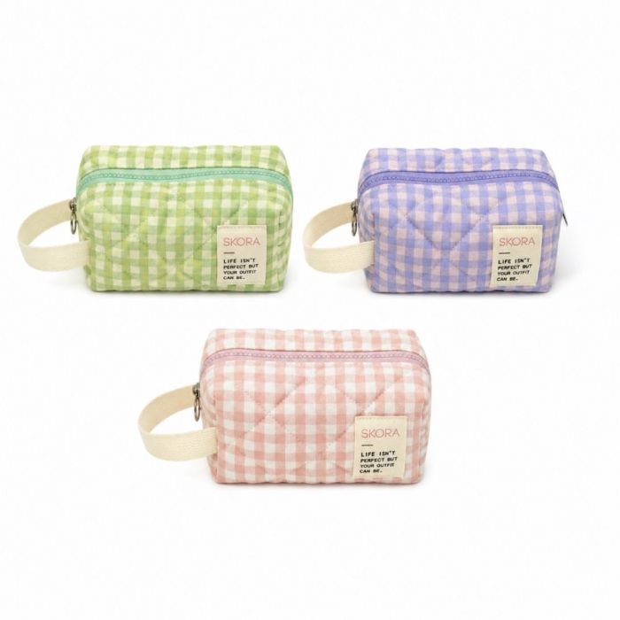 Portacosmetico SKR Vichy pastel 16x9x6cm x1u