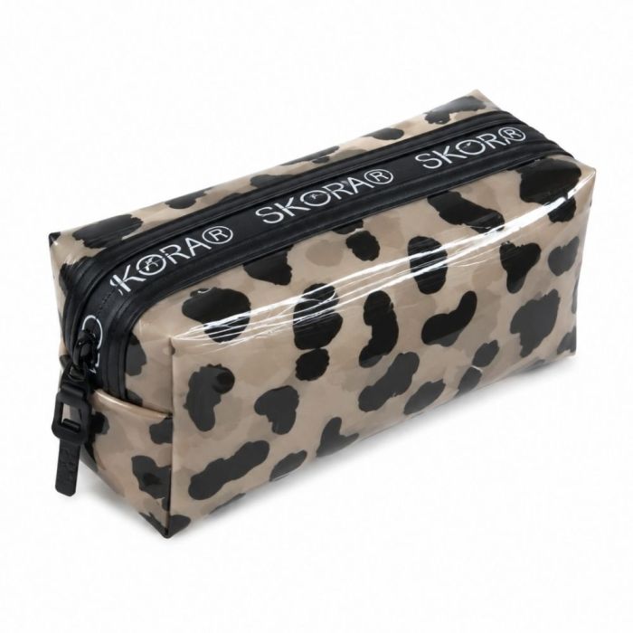 Portacosmetico SKR pvc animal print con cierre estampado 19x10x7cm x1u