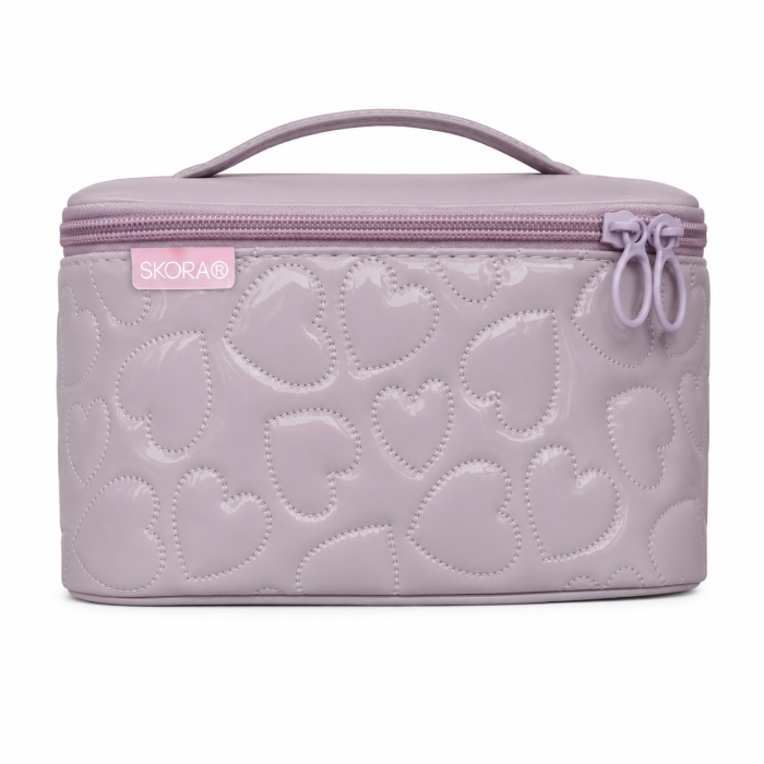 Portacosmetico SKR maletin PU corazones 20x13x12cm x1u