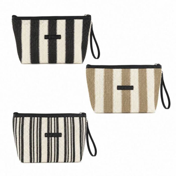 Portacosmetico SKR Summer Edit simil rafia 27x20x8cm x1u