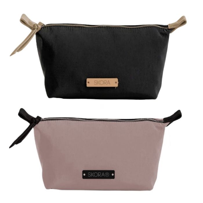 Portacosmetico SKR nylon grifa PU 24x14x10cm x1u