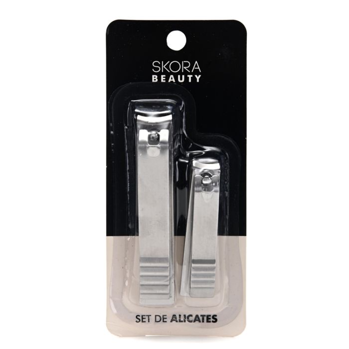 Set alicates para uñas 5.7 cm y 8 cm x2u